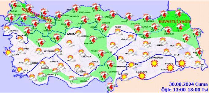 Meteoroloji 6 ili saat verip uyardı! Gök gürleyecek, sağanak vuracak - Resim: 29